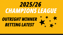 Champions League 2025/26 winner betting tips update 